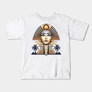 Ancient Egypt Pharaohs, Pyramids, Egyptian Grandeur: Mythical Legacy in Modern Elegance Kids T-Shirt